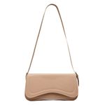 Bolsa Feminina Baguete Ombro Nude