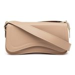Bolsa Feminina Baguete Ombro Nude