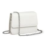 Bolsa Feminina Pequena Croco Branca