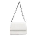 Bolsa Feminina Pequena Croco Branca