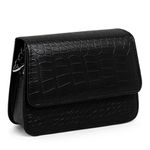 Bolsa Feminina Pequena Croco Preta