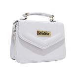 Bolsa Feminina Haldrys Pequena Branca