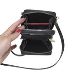 Bolsa Femimina Haldrys Porta Celular Preto