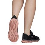 Tênis Feminino Academia Esportivo Preto e Rosê