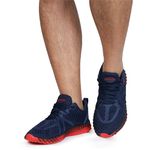 Tênis Esportivo Academia Marinho e Vermelho