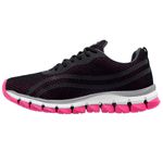 Tênis Esportivo Academia Preto e Pink