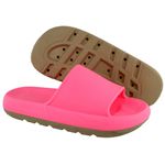 Chinelo Nuvem Anatômico Macio Ortopédico Flexível Confortável Rosa Neon