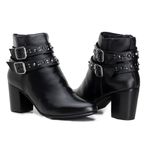 Bota Montaria Feminina Cano Curto Preto