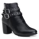 Bota Montaria Feminina Cano Curto Preto