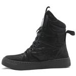 Tênis Botinha Feminina Cano Alto Full Black