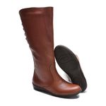 Bota Feminina Montaria Couro Legítimo Pinhão