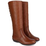 Bota Feminina Montaria Couro Legítimo Pinhão