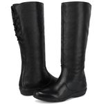 Bota Feminina Montaria Couro Legítimo Preto