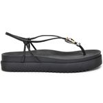 Sandália Feminina Papete Coração Preta