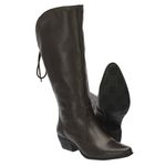 Bota Montaria Feminina Classic Couro Legítimo Café