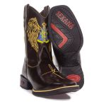 Bota Feminina Texana Cano Alto Café