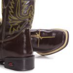 Bota Feminina Texana Cano Alto Café