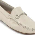 Mocassim Feminino em Couro Legítimo Off White