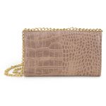 Clutch Feminina Sintético Nude