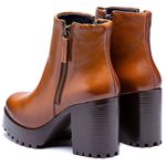 Coturno Feminino Plataforma Tratorado Whisky