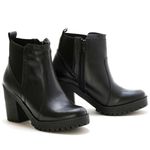 Bota Coturno Tratorado Feminino Preto