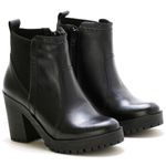 Bota Coturno Tratorado Feminino Preto