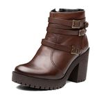 Coturno Tratorado Feminino Chocolate