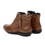 Bota Feminina Flat Rasteira Conforto Havana