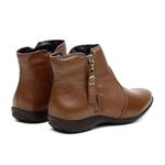 Bota Feminina Flat Rasteira Conforto Havana