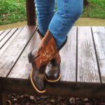 Bota Country Texana Feminina Cano Longo Appaloosa