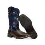 Bota Country Texana Feminina Cano Longo Andaluz