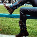 Bota Country Texana Feminina Cano Longo Andaluz