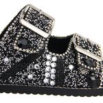 Sandália Birkin Feminina Fivela Preta