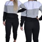 Conjunto Moletom Feminino Recorte Paris