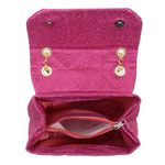 Clutch Feminina Pink Gliter