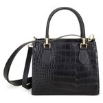 Bolsa Feminina Croco Preta