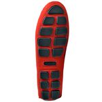 Mocassim Feminino Couro Legítimo Nobuck Vermelho