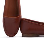 Mocassim Feminino Couro Legítimo Caramelo