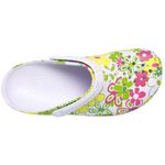 Babuche Antiderrapante Soft Works Branco Estampado 01