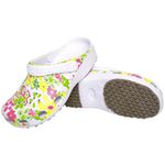 Babuche Antiderrapante Soft Works Branco Estampado 01