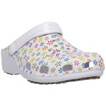 Babuche Antiderrapante Soft Works Branco Estampado 05