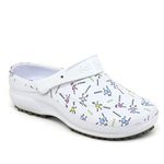 Babuche Unissex Antiderrapante Soft Works Branco Estampado