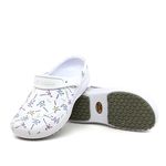 Babuche Unissex Antiderrapante Soft Works Branco Estampado