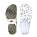 Babuche Unissex Antiderrapante Soft Works Branco Estampado