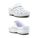 Babuche Unissex Antiderrapante Soft Works Branco Estampado
