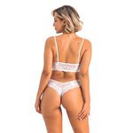 Conjunto Lingerie de Renda Branco