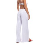 Pantalona Branca com Fenda 