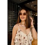 Óculos De Sol Serena marrom chocolate 