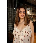 Óculos De Sol Serena marrom chocolate 