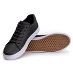 Tênis Casual Feminino Confortável Leve Macio - Preto